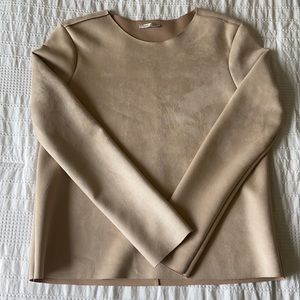 Suede top